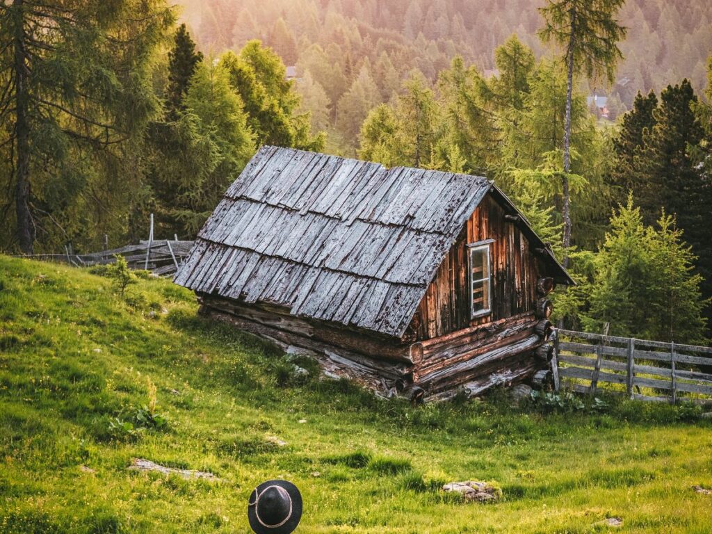 wooden cabin