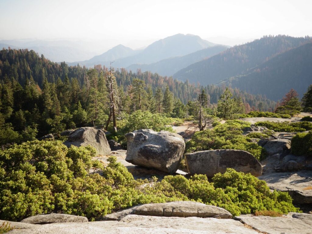 giant rocks in Yosemite